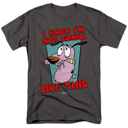 Courage The Cowardly Dog Not Gonna Like - Men's Regular Fit T-Shirt Men's Regular Fit T-Shirt Courage the Cowardly Dog   