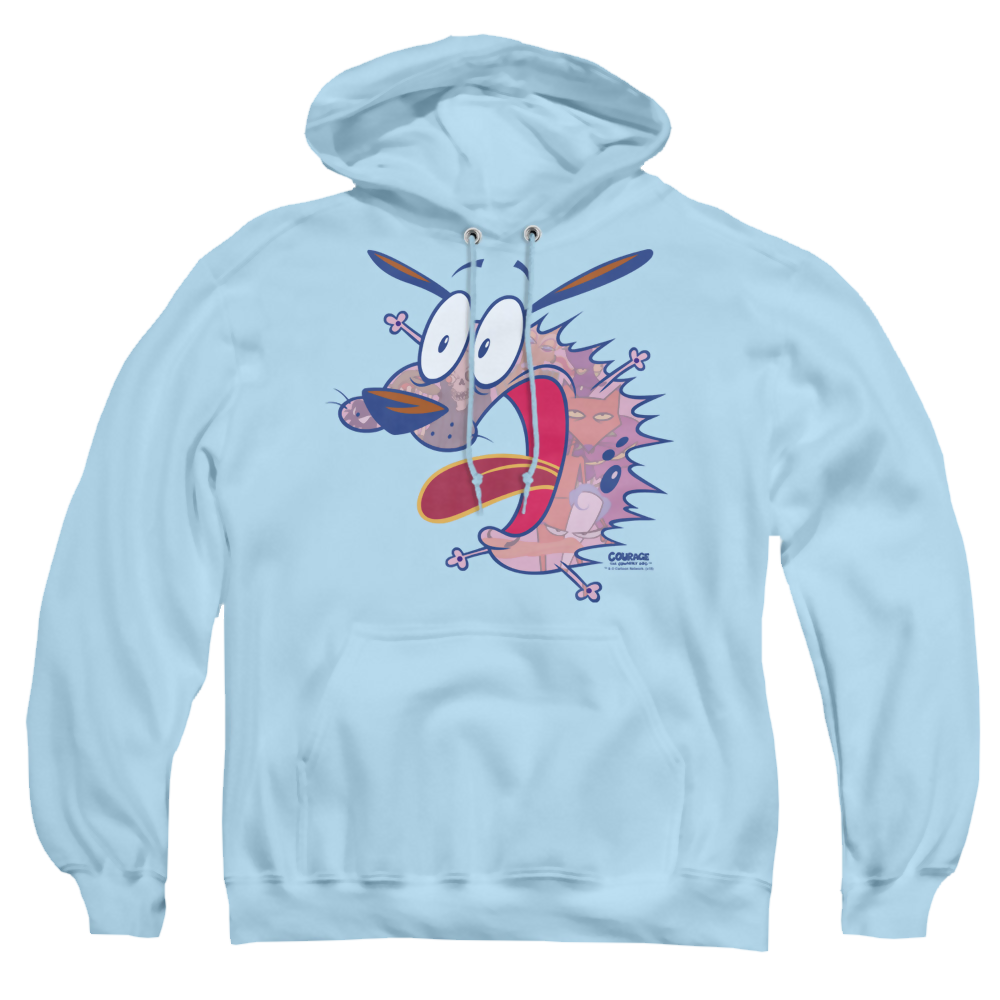 Courage the Cowardly Dog Evil Inside - Pullover Hoodie Pullover Hoodie Courage the Cowardly Dog   