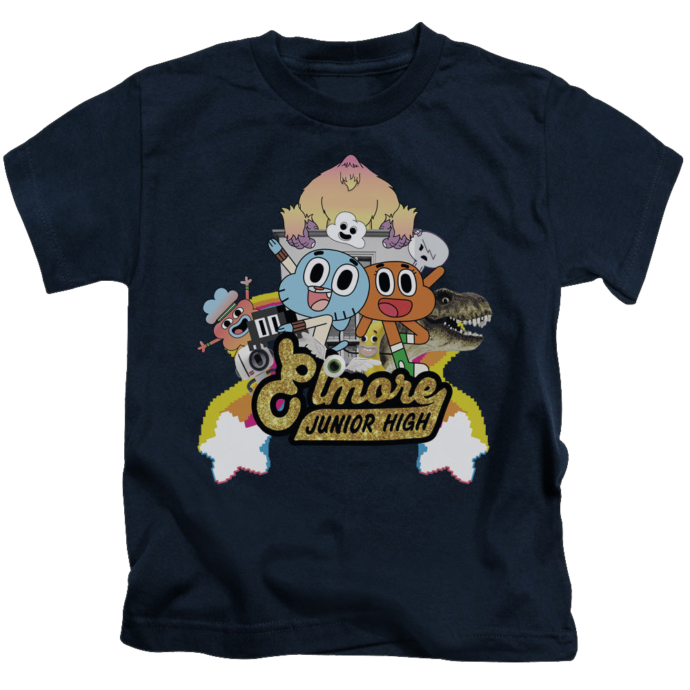 Amazing World of Gumball, The Elmore Junior High - Kid's T-Shirt Kid's T-Shirt (Ages 4-7) The Amazing World Of Gumball   