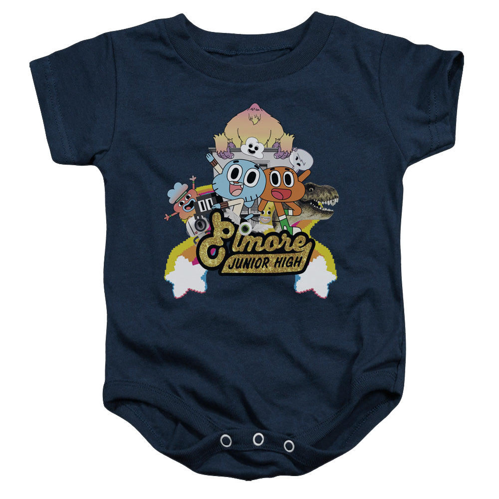 Amazing World of Gumball, The Elmore Junior High - Baby Bodysuit Baby Bodysuit The Amazing World Of Gumball   