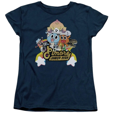 The Amazing World Of Gumball Elmore Junior High Women's T-Shirt The Amazing World Of Gumball