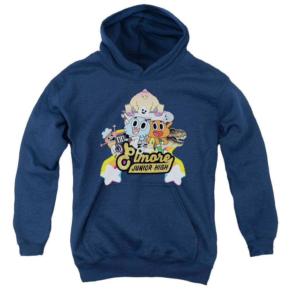 Amazing World of Gumball, The Elmore Junior High - Youth Hoodie Youth Hoodie (Ages 8-12) The Amazing World Of Gumball   