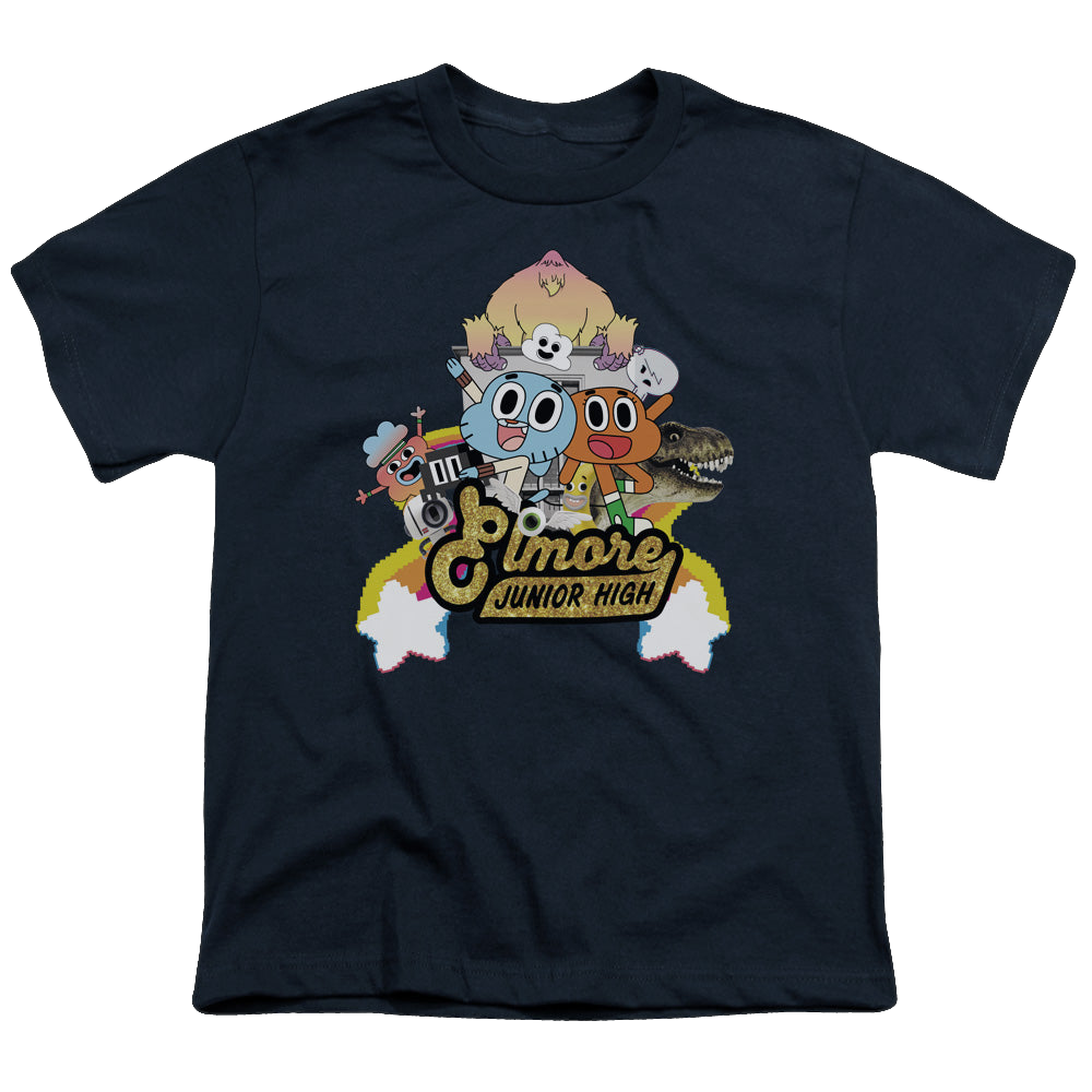 Amazing World of Gumball, The Elmore Junior High - Youth T-Shirt Youth T-Shirt (Ages 8-12) The Amazing World Of Gumball   