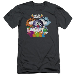 The Amazing World Of Gumball Happy Place Men's Slim Fit T-Shirt Men's Slim Fit T-Shirt The Amazing World Of Gumball   