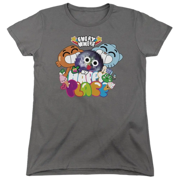 The Amazing World Of Gumball Happy Place Women's T-Shirt The Amazing World Of Gumball