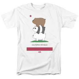 We Bare Bears Cali Stack Men's Regular Fit T-Shirt Men's Regular Fit T-Shirt We Bare Bears   