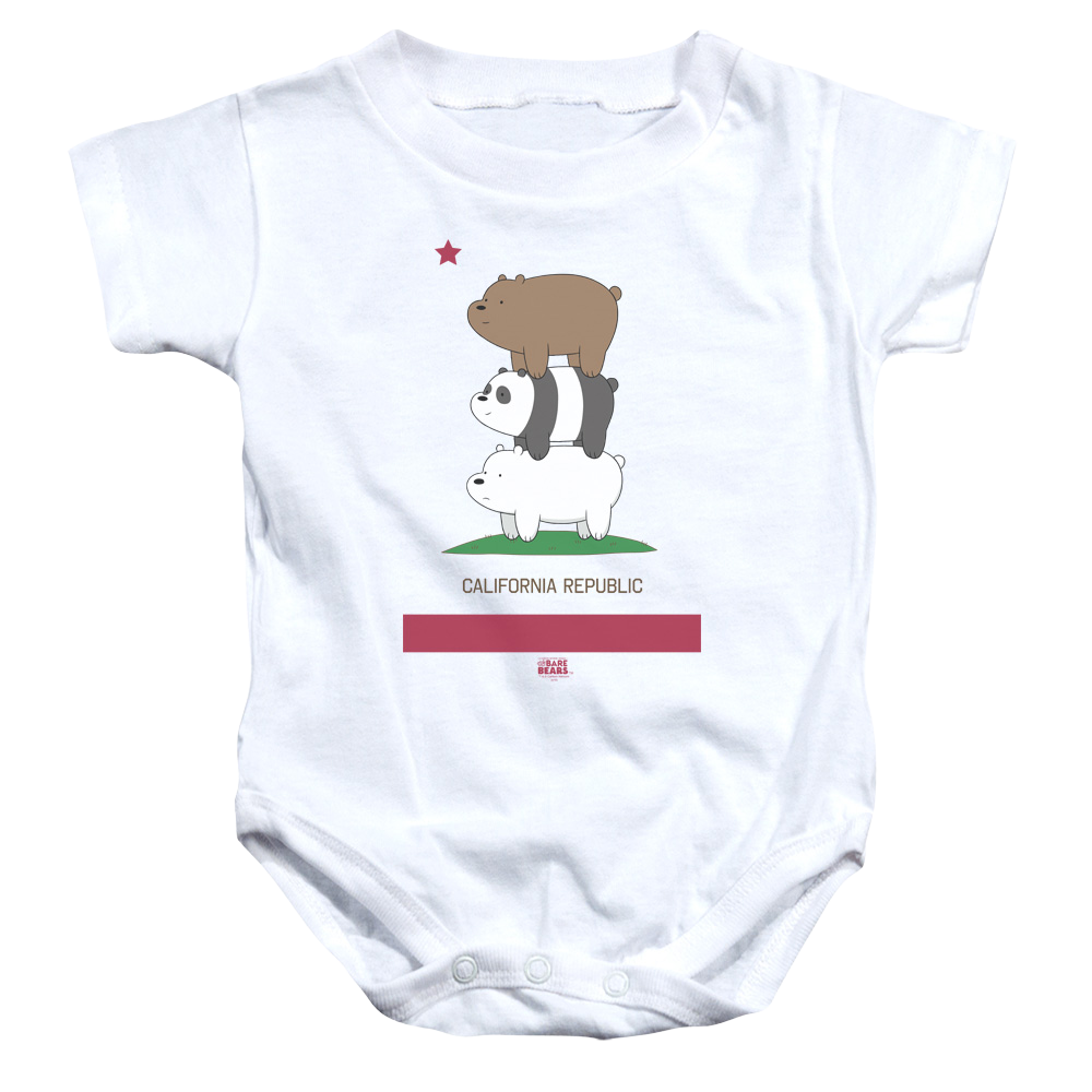 We Bare Bears Cali Stack - Baby Bodysuit Baby Bodysuit We Bare Bears   