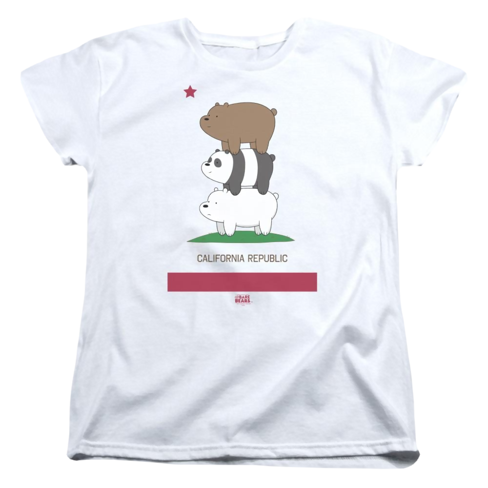 We Bare Bears Cali Stack Women's T-Shirt Women's T-Shirt We Bare Bears   