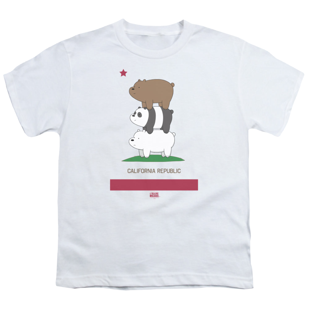 We Bare Bears Cali Stack - Youth T-Shirt Youth T-Shirt (Ages 8-12) We Bare Bears   