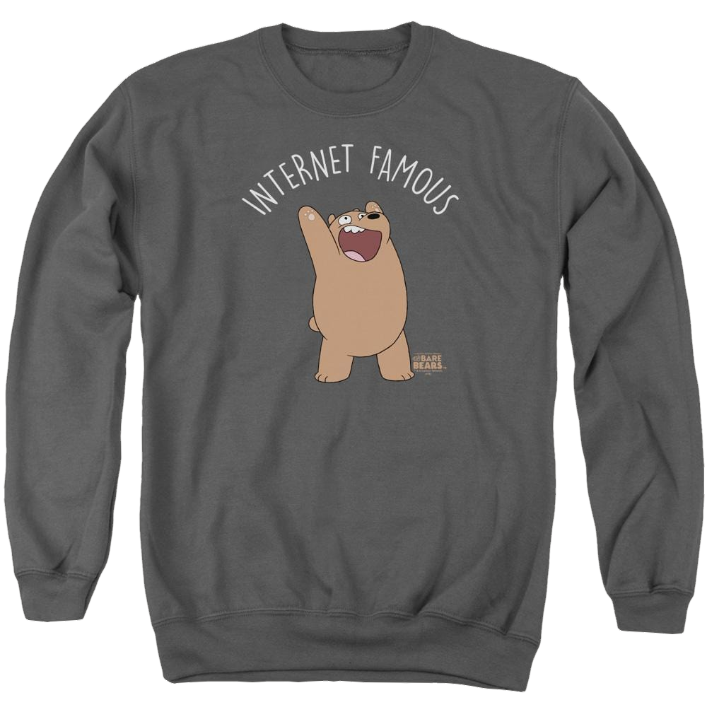 We Bare Bears Internet Famous Men's Crewneck Sweatshirt Men's Crewneck Sweatshirt We Bare Bears   