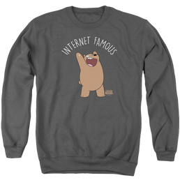 We Bare Bears Internet Famous Men's Crewneck Sweatshirt Men's Crewneck Sweatshirt We Bare Bears   