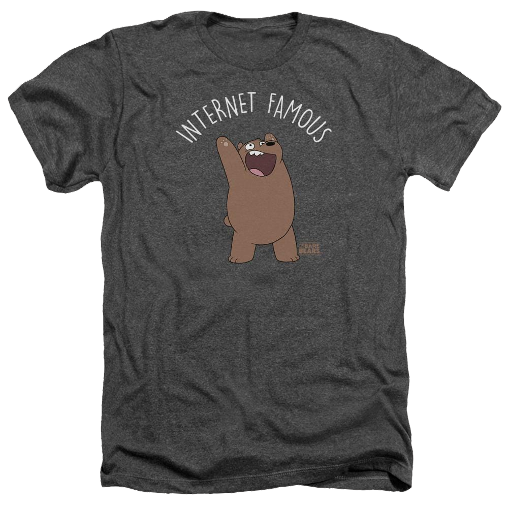 We Bare Bears Internet Famous Men's Heather T-Shirt Men's Heather T-Shirt We Bare Bears   