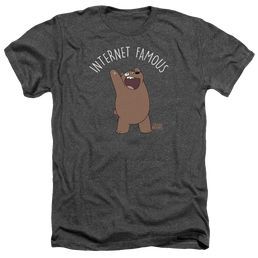 We Bare Bears Internet Famous Men's Heather T-Shirt Men's Heather T-Shirt We Bare Bears   
