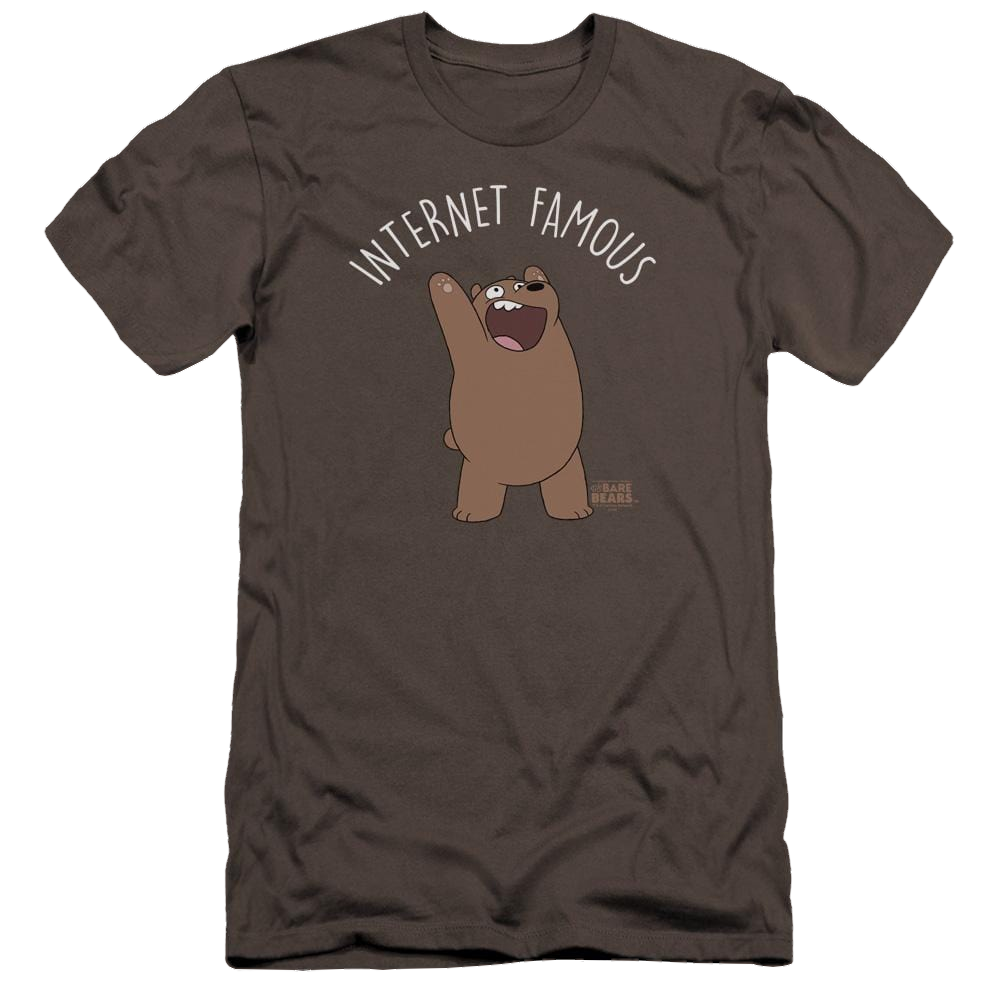We Bare Bears Internet Famous Men's Premium Slim Fit T-Shirt Men's Premium Slim Fit T-Shirt We Bare Bears   