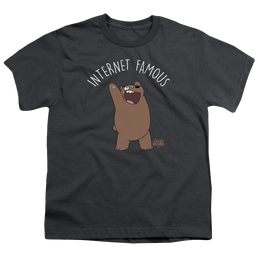 We Bare Bears Internet Famous - Youth T-Shirt Youth T-Shirt (Ages 8-12) We Bare Bears   