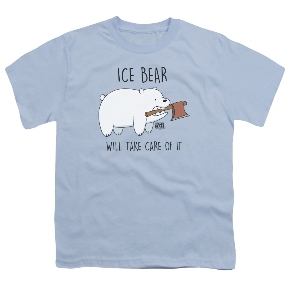 We Bare Bears Take Care Of It - Youth T-Shirt Youth T-Shirt (Ages 8-12) We Bare Bears   