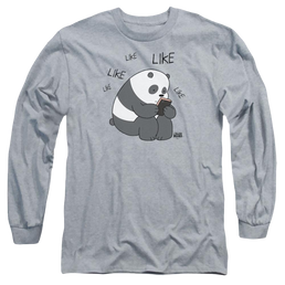 We Bare Bears Like Like Like Men's Long Sleeve T-Shirt Men's Long Sleeve T-Shirt We Bare Bears   