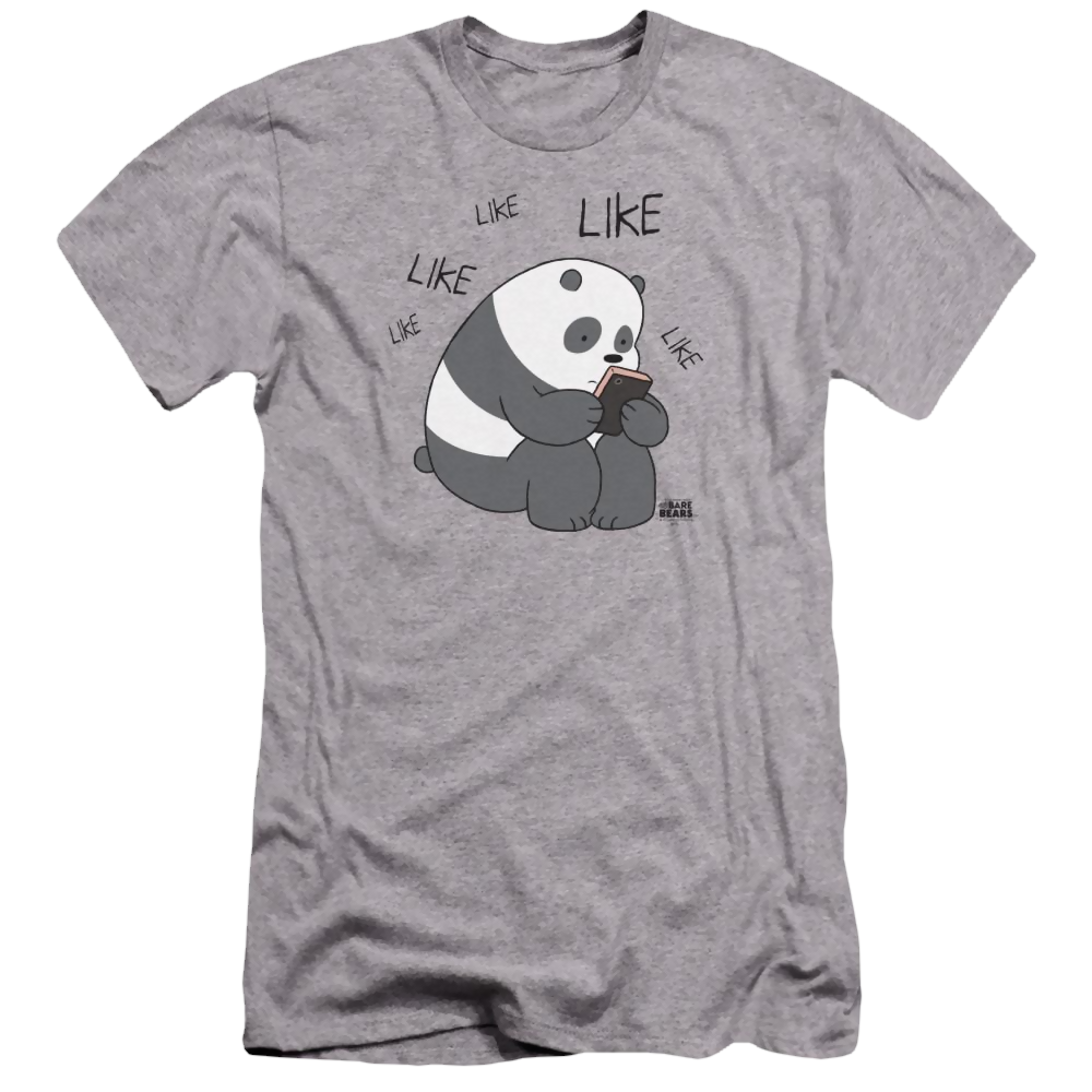 We Bare Bears Like Like Like Men's Premium Slim Fit T-Shirt Men's Premium Slim Fit T-Shirt We Bare Bears   