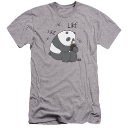 We Bare Bears Like Like Like Men's Premium Slim Fit T-Shirt Men's Premium Slim Fit T-Shirt We Bare Bears   