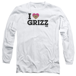 We Bare Bears Heart Grizz Men's Long Sleeve T-Shirt Men's Long Sleeve T-Shirt We Bare Bears   