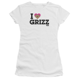 We Bare Bears Heart Grizz Juniors T-Shirt Juniors T-Shirt We Bare Bears   