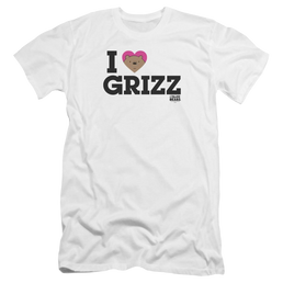 We Bare Bears Heart Grizz Men's Premium Slim Fit T-Shirt Men's Premium Slim Fit T-Shirt We Bare Bears   