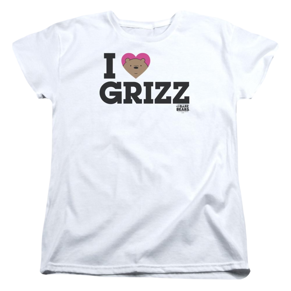We Bare Bears Heart Grizz Women's T-Shirt Women's T-Shirt We Bare Bears   