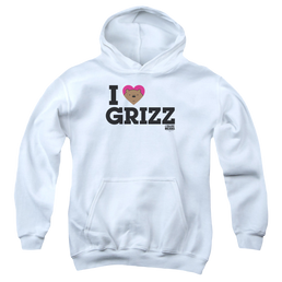 We Bare Bears Heart Grizz - Youth Hoodie Youth Hoodie (Ages 8-12) We Bare Bears   