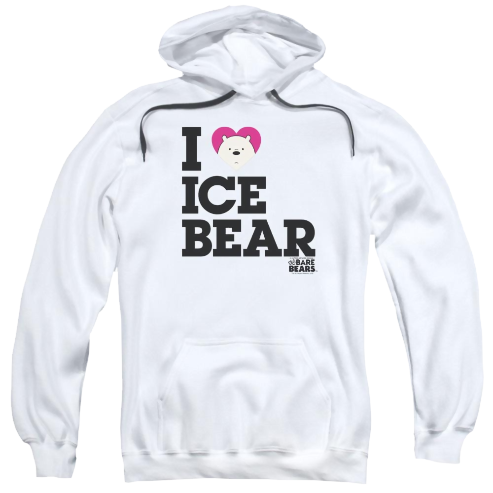We Bare Bears Heart Ice Bear Pullover Hoodie Pullover Hoodie We Bare Bears   