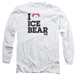 We Bare Bears Heart Ice Bear Men's Long Sleeve T-Shirt Men's Long Sleeve T-Shirt We Bare Bears   