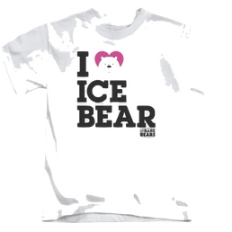 We Bare Bears Heart Ice Bear - Kid's T-Shirt Kid's T-Shirt (Ages 4-7) We Bare Bears   