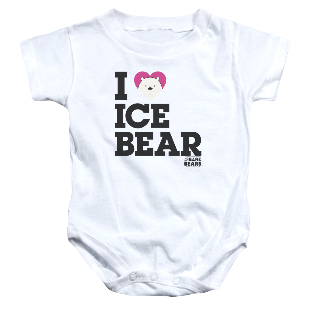 We Bare Bears Heart Ice Bear - Baby Bodysuit Baby Bodysuit We Bare Bears   