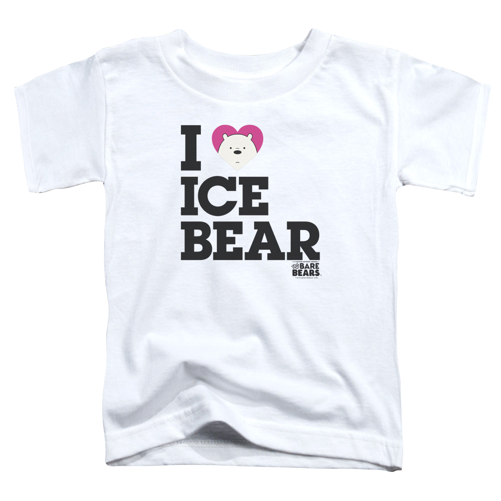 We Bare Bears Heart Ice Bear - Toddler T-Shirt Toddler T-Shirt We Bare Bears   
