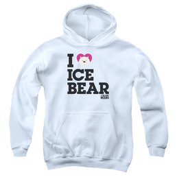 We Bare Bears Heart Ice Bear - Youth Hoodie Youth Hoodie (Ages 8-12) We Bare Bears   