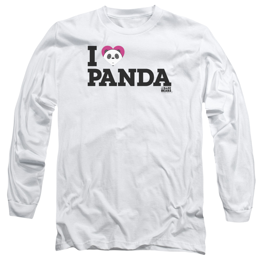 We Bare Bears Heart Panda Men's Long Sleeve T-Shirt Men's Long Sleeve T-Shirt We Bare Bears   