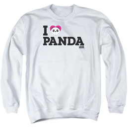We Bare Bears Heart Panda Men's Crewneck Sweatshirt Men's Crewneck Sweatshirt We Bare Bears   