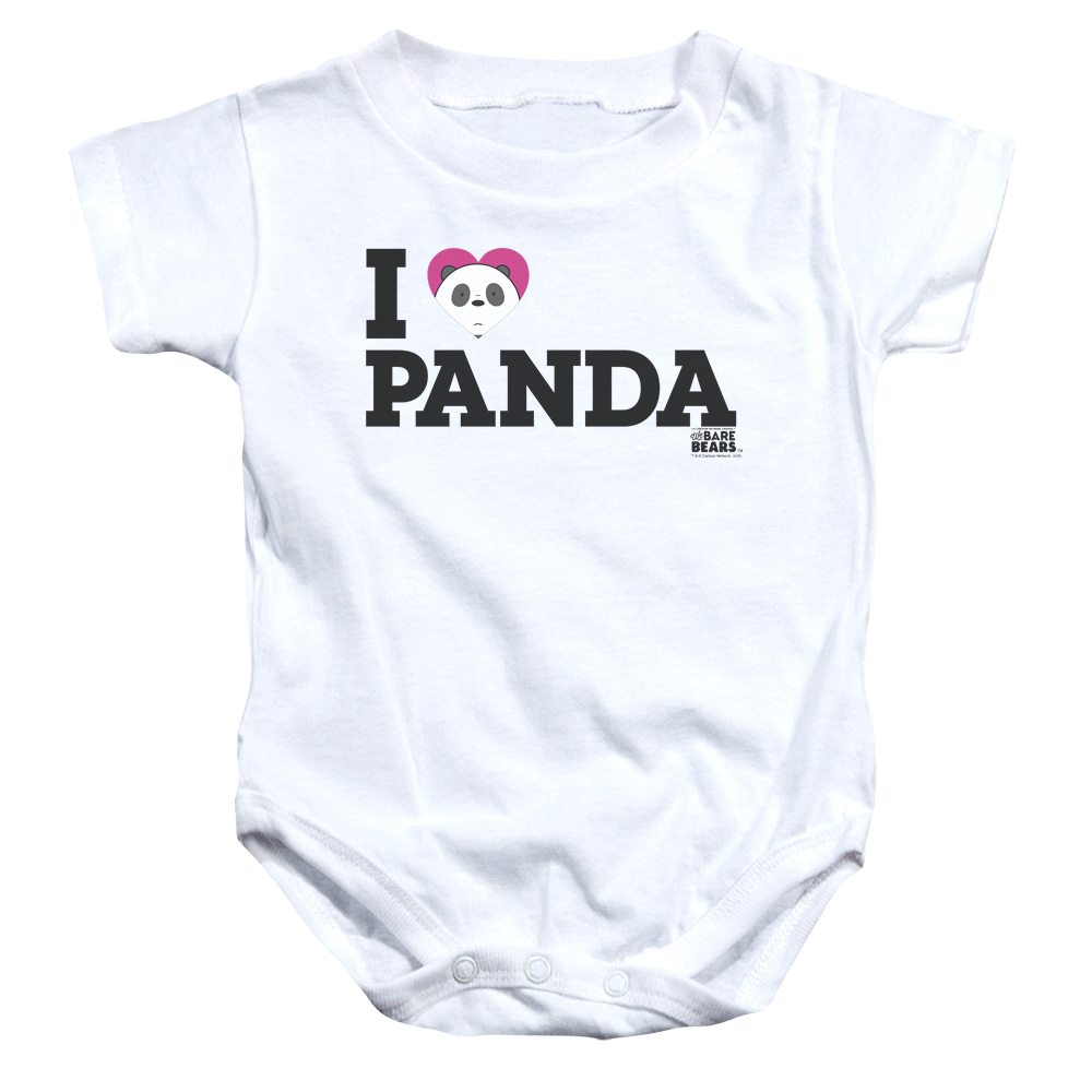 We Bare Bears Heart Panda - Baby Bodysuit Baby Bodysuit We Bare Bears   