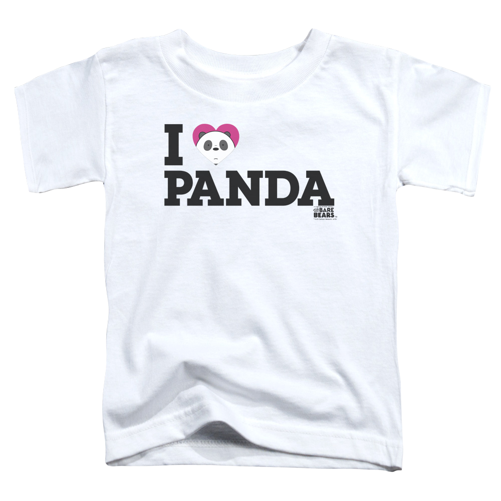 We Bare Bears Heart Panda - Toddler T-Shirt Toddler T-Shirt We Bare Bears   