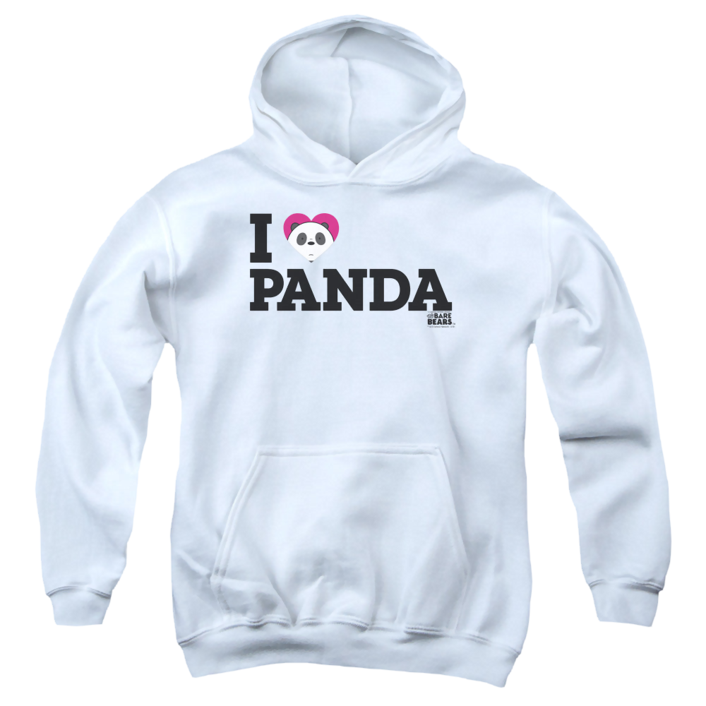 We Bare Bears Heart Panda - Youth Hoodie Youth Hoodie (Ages 8-12) We Bare Bears   