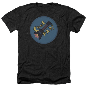 Charcoal men's heather t-shirt with Steven Universe Cool Dad graphic