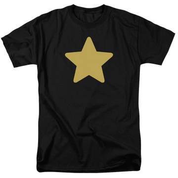 Black men's regular fit t-shirt with Steven Universe Greg Star graphic