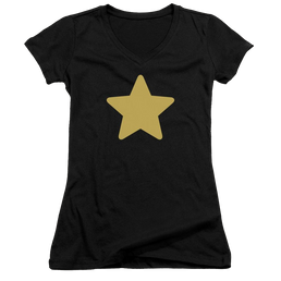 Steven Universe Greg Star Juniors V-Neck T-Shirt Juniors V-Neck T-Shirt Steven Universe   