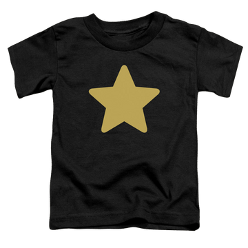 Black toddler t-shirt with Steven Universe Greg Star graphic