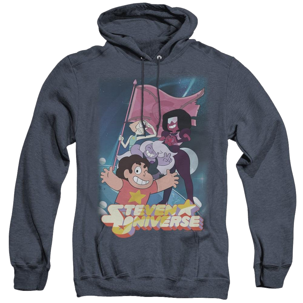 Steven Universe Crystal Gem Flag - Heather Pullover Hoodie Heather Pullover Hoodie Steven Universe   