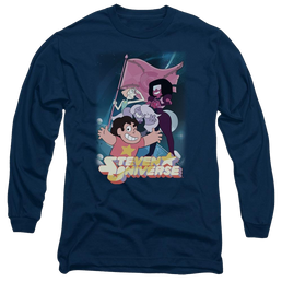 Steven Universe Crystal Gem Flag Men's Long Sleeve T-Shirt Men's Long Sleeve T-Shirt Steven Universe   
