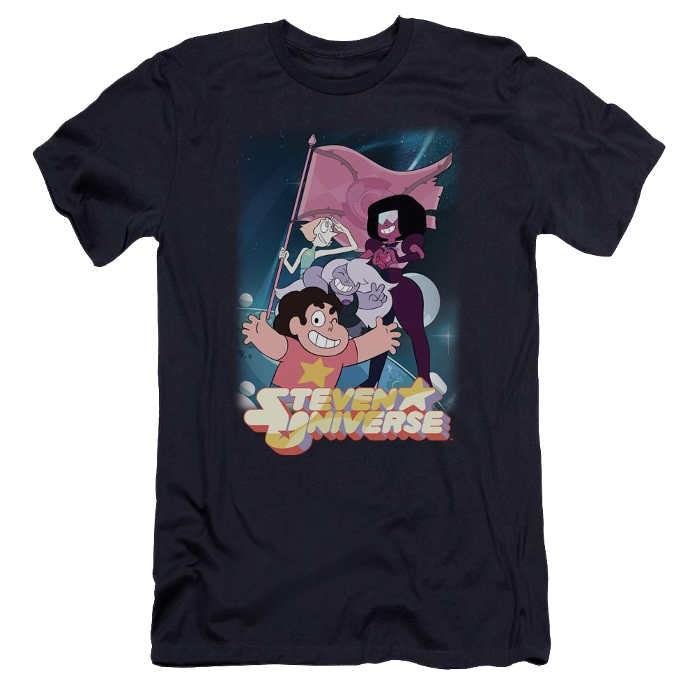 Steven Universe Crystal Gem Flag Men's Premium Slim Fit T-Shirt Men's Premium Slim Fit T-Shirt Steven Universe   