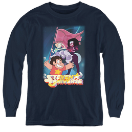 Steven Universe Crystal Gem Flag - Youth Long Sleeve T-Shirt Youth Long Sleeve T-Shirt Steven Universe   