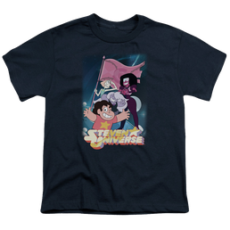 Steven Universe Crystal Gem Flag - Youth T-Shirt Youth T-Shirt (Ages 8-12) Steven Universe   