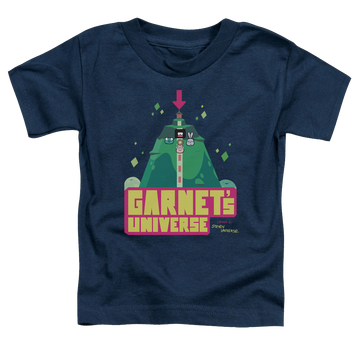 Navy toddler t-shirt with Steven Universe Garnets Universe graphic