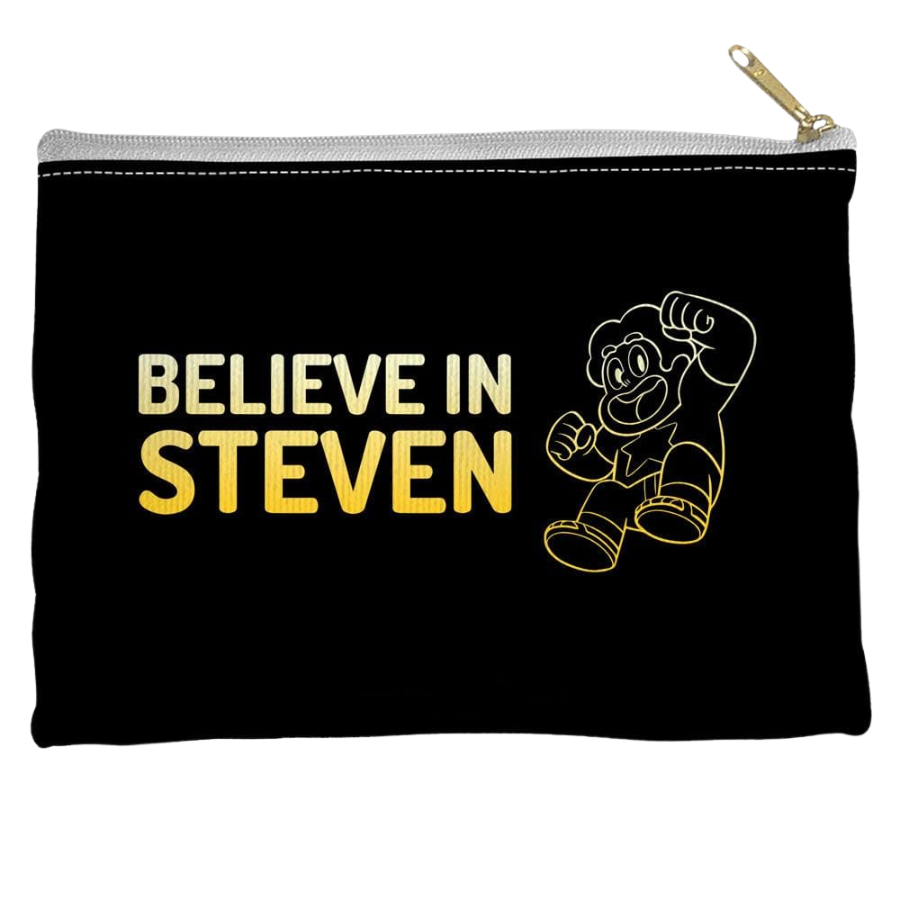 Steven Universe - Believe In Steven Straight Bottom Pouch Straight Bottom Accessory Pouches Steven Universe   